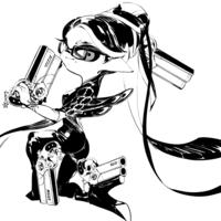 #Dessin #Splatoon #Bayonetta - Artiste : シミヅ - Twitter : @shimidu_sp #Manga #JeuxVideo #Nintendo