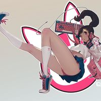 #Dessin #Overwatch #Dva - Artiste : Duto_듀토(최효찬) - twitter : @dutomaster #JeuVideo