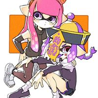 #Dessin #Splatoon #Halloween - Artiste : こま - twitter : @comamawa #Fête #JeuxVideo #Nintendo