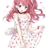 #Dessin #Fille #Kawaii #Manga #Cerise - Artiste : 물풀(ムルプル) - Twitter : @MullPull_