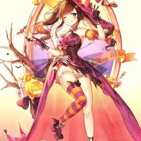 #Dessin #Fille #Halloween #Manga #KizunaAi - artiste : kH 케치 - Twitter : @E___KH