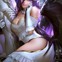 #Dessin #Albedo #Overlord - Artiste : Zumi - Twitter : @ZumiDraws #Anime #Animation #Manga