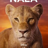 Affiche du film live Le Roi Lion Disney Nala