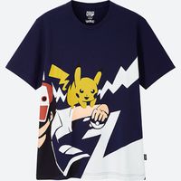 Tshirt Pokemon dispo chez Uniqlo dès le 24 juin. Dessin Liezl Ronquillo