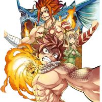 dessin FAIRY TAIL 100 YEARS QUEST pour le tome 3 mangaka Hiro Mashima Atsuo Ueda