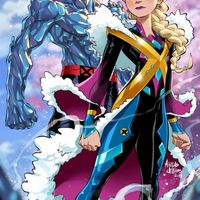 dessin Princesse Elsa de La Reine Des Neiges en X-men par marcus williams