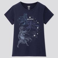 Tshirt Elsa La Reine Des Neiges 2 princesse Disney Uniqlo Japon