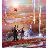 Superbe affiche La Reine Des Neiges 2. Sortie le 20 novembre 2019 en France au cinéma.