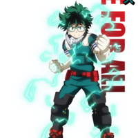 My Hero Academia izuku midoriya avec des lunettes