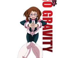 My Hero Academia ochaco uraraka en lunettes