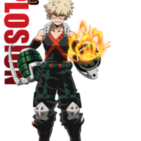 My Hero Academia katsuki bakugo en lunettes