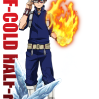 My Hero Academia shoto todoroki en lunettes