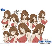 Character design Fujiko Mine du film LUPIN THE 3rd: Goodbye Partner.