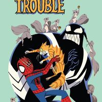 dessin chat Spider-Man et Venom par Gurihiru