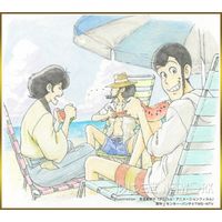 dessin sur shikishi Lupin The Third