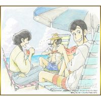 dessin sur shikishi Lupin The Third