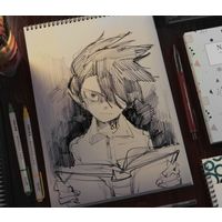 dessin Demizu Posuka mangaka The Promised Neverland