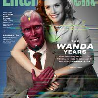 WandaVision série Marvel Studios sur Disney Plus en couverture du Entertainment Weekly