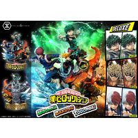 My Hero Academia deluxe chez Prime 1 Studio Izuku Midoriya Katsuki Bakugo Shoto Todoroki All Might