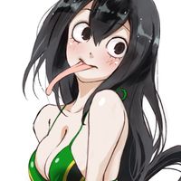 dessin Tsuyu Asui de My Hero Academia par Yoshiaki Sukeno mangaka