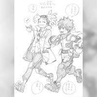 dessin Kôhei Horikoshi mangaka My Hero Academia