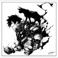 dessin Tsuyoshi Takaki mangaka Black Torch