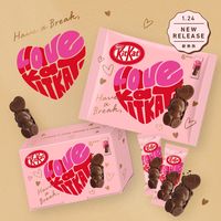 Kit Kat Japon Saint Valentin Chocolat Ourson Amour