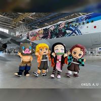 Kimetsu No Yaiba Demon Slayer voyage Japon avion ANA
