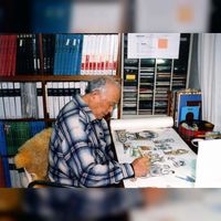 Shigeru Mizuki mangaka de Kitaro le repoussant dans Manben neo de Naoki Urasawa