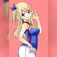 Dessin Lucy Heartfilia par Hiro Mashima mangaka Fairy Tail