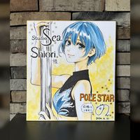 Dessin sur shikishi par NON mangaka de Pole Star