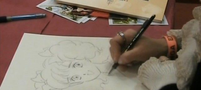 Yoko Hanabusa dessine Lady Lady (Gwendoline) 