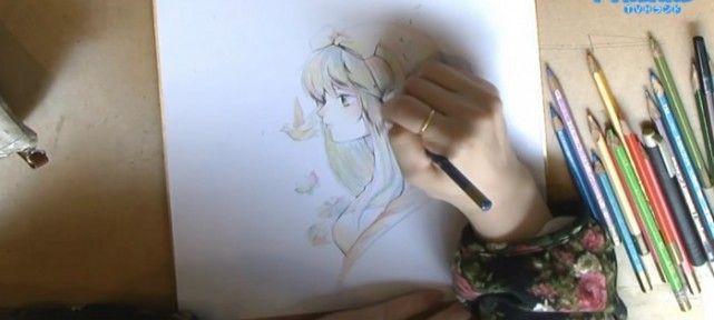 Belle dédicace de Yuu sur Shikishi