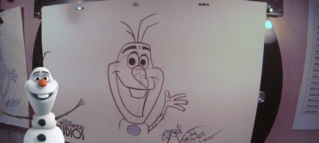 Apprendre à  dessiner Olaf