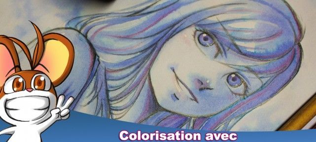 Colorisation avec une encre à dessiner