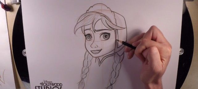 Apprendre à  dessiner la princesse Anna d