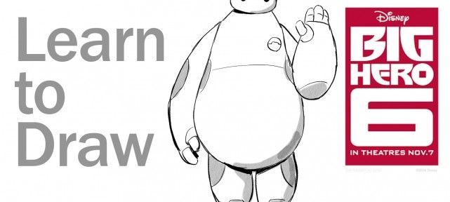 Apprendre à dessiner Baymax - Les Nouveaux Héros (Big Hero 6)