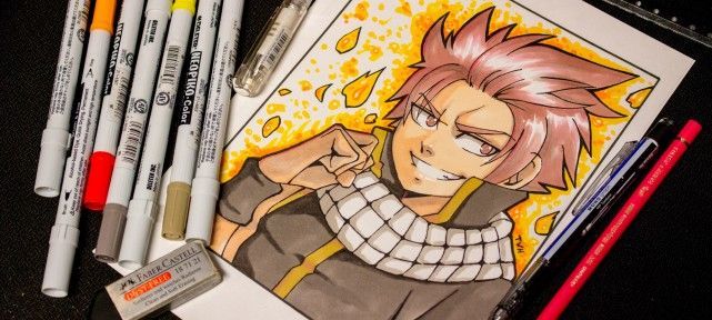 Comment dessiner Natsu de Fairy Tail? Dessin aux Neopiko-color