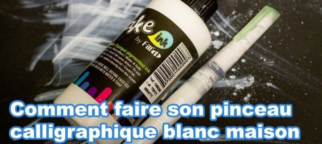 Comment se faire un pinceau calligraphique maison?