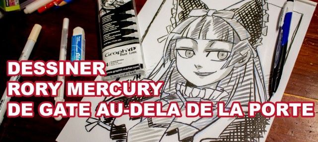 Dessinons Rory Mercury de Gate au delà de la porte avec des Graph It Brush