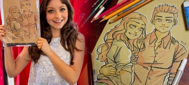 Comment dessiner Luna et Mattéo de Soy Luna sur kraft?