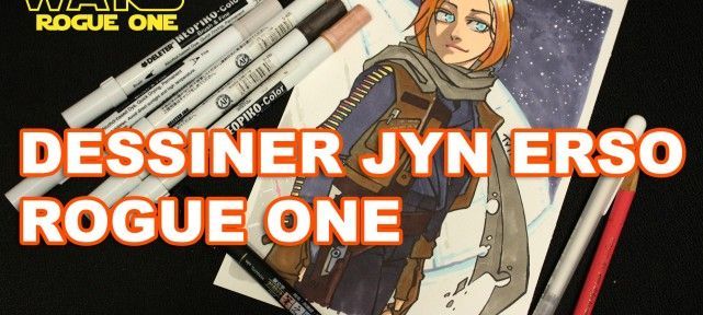 Dessiner Jyn Erso au Neopiko-Color - Rogue One