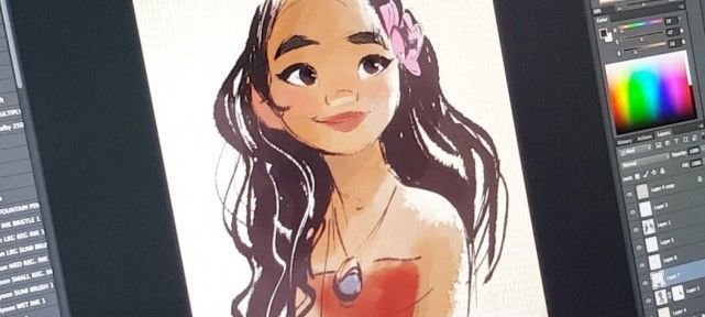 Dessiner Disney : Comment dessiner Vaiana ?