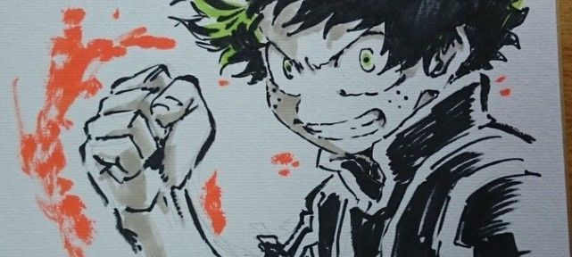 My Hero Academia : Dessins sur shikishis par le character designer de l