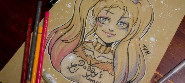 Comment dessiner Harley Quinn au papier kraft