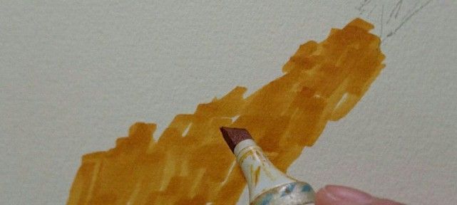 Comment colorier aux feutres COPIC pour rendre réaliste une crevette frite  ?