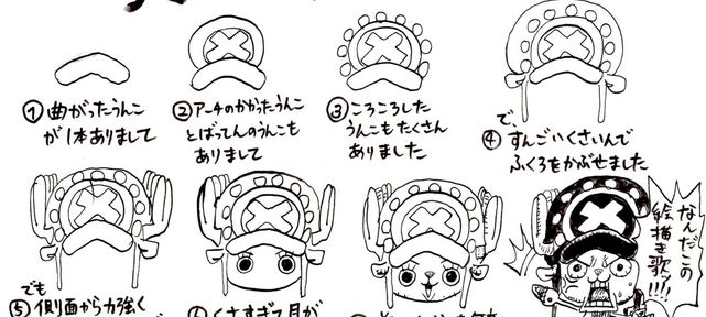 One Piece : Apprendre à dessiner Tony Tony Chopper avec nyaponi