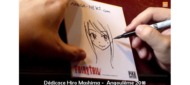 Fairy Tail : Dédicace Hiro Mashima à Angoulême 2018