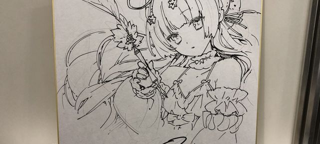 Dessins sur shikishi du RPG Twenty Three Seven par Noco