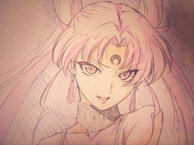 Dessins De Sailor Moon Aux Crayons De Couleurs